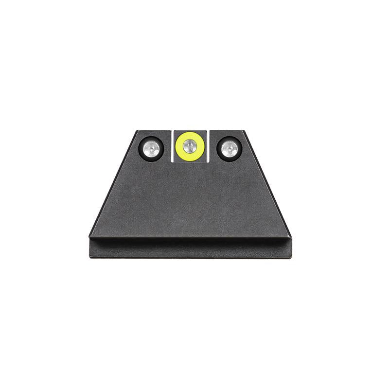 Night Fision Suppressor Height Night Sight Set for Glock 17/19/34 Yellow