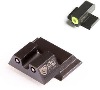 Perfect Dot NS Set w/Yellow Front + Black U Rear Fits S&W M&P exc shlds