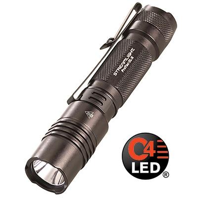 ProTac 2L X Includes 2 CR123A lithium batteries & holster Clam Black