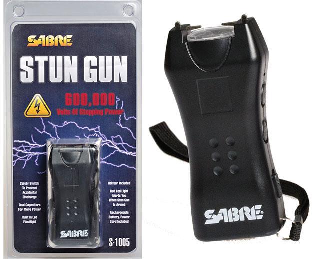 Sabre 600-000 MINI STUN GUN LEDLGHT BK
