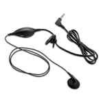 Ear Receiver with Push-to-talk Microphone