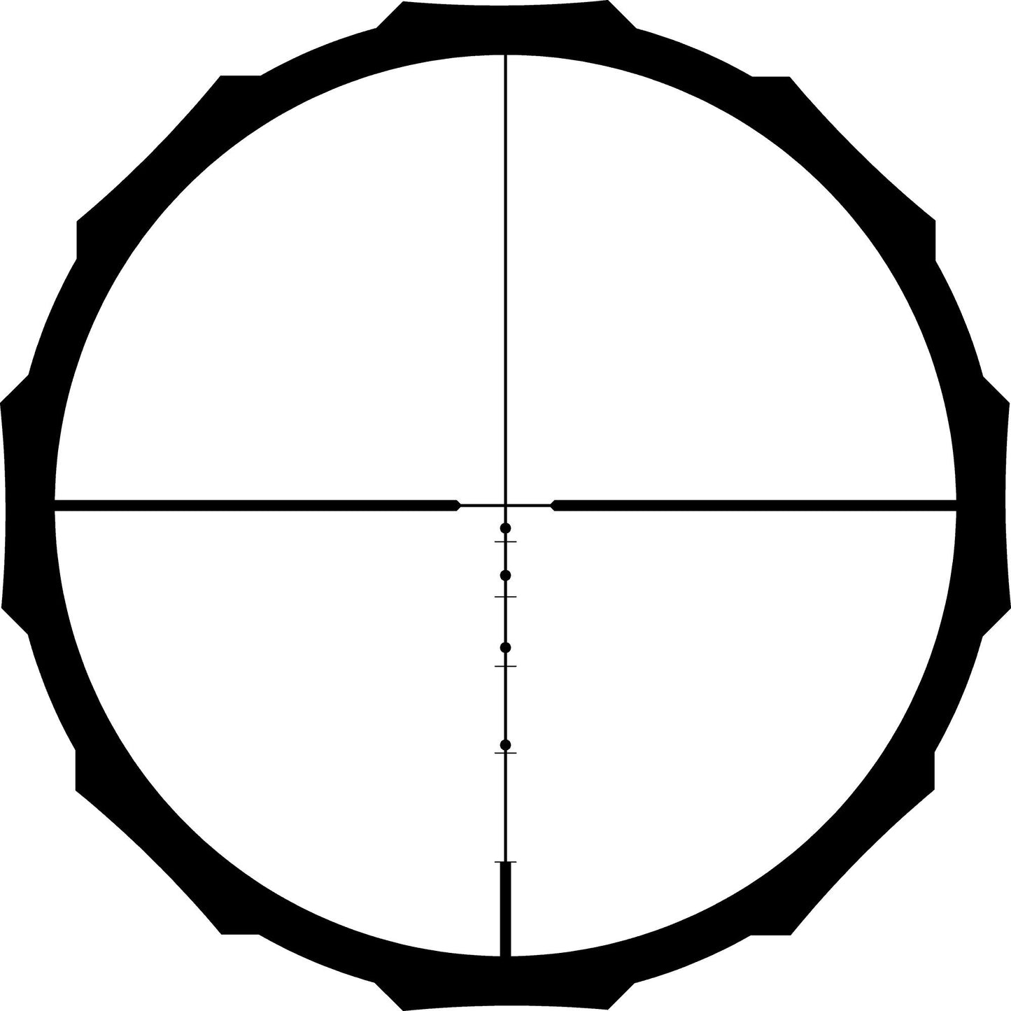 CT Hardline Scope 2-7x32 BDC Blackout