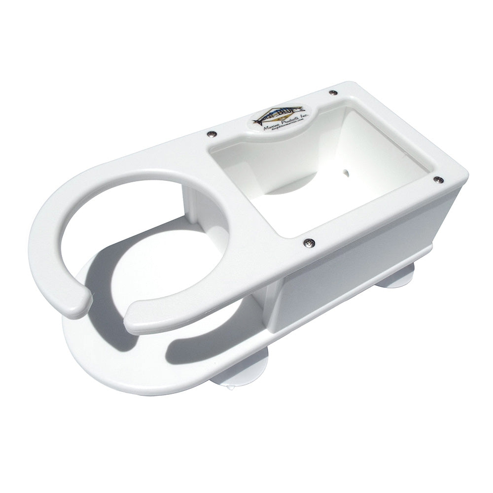 Deep Blue Marine MB-1 Single Cup Holder w/Storage [MB-1]