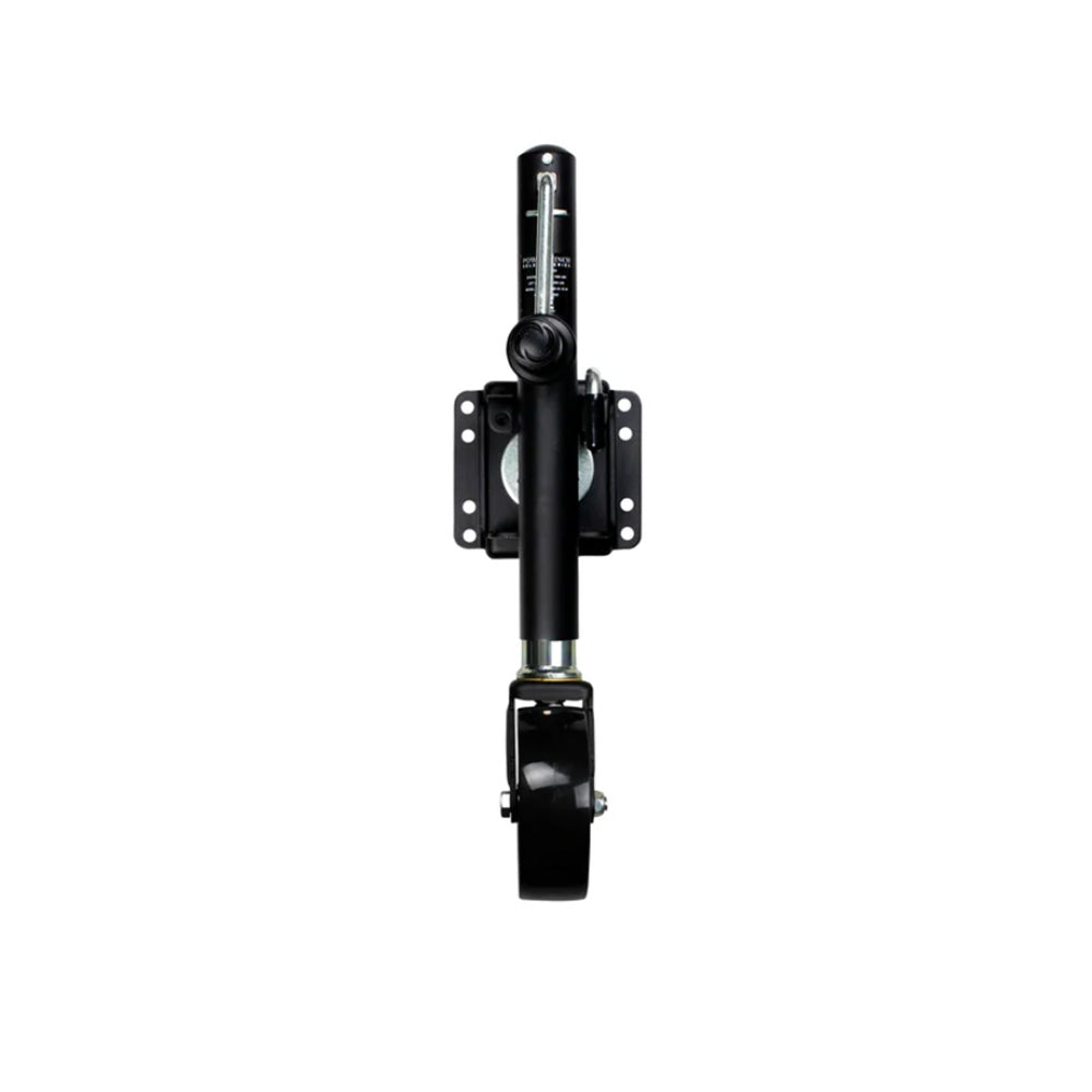 Powerwinch Select Series Jack - 1200lb, Bolt-On, Single Wheel, Carbon Black [21400-J-1200-B1-B-R]
