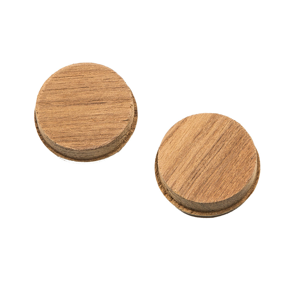 Whitecap Teak Round Drawer Pull - 1-3/8" Round - 2 Pack [60127-A]