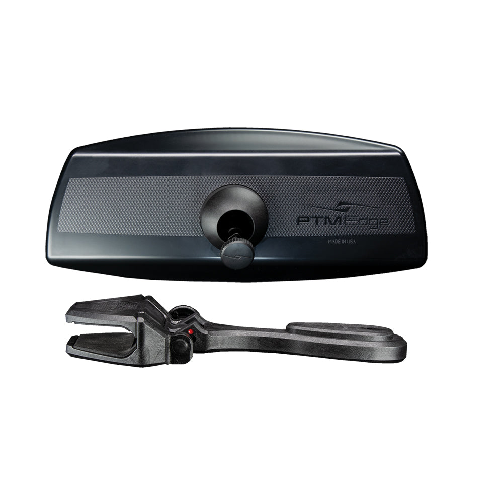 PTM Watersports Mirror/Bracket Kit w/VR-100 PRO Mirror  CFR-200 (Black) [P12848-350]