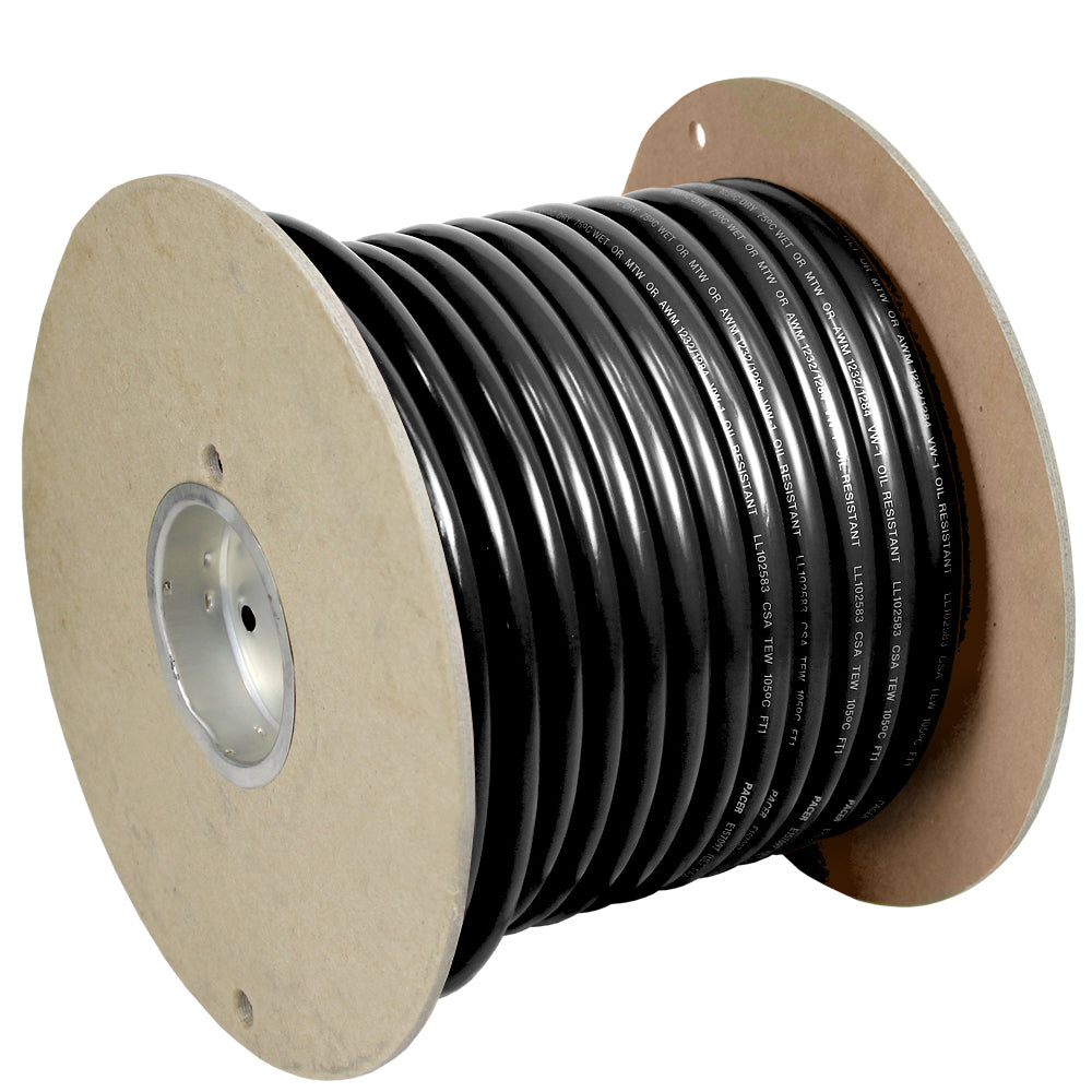 Pacer Black 2/0 AWG Battery Cable - 100  [WUL2/0BK-100]