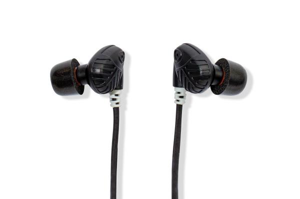 IMPACT IN-EAR PASSIVE HEAR THROUGH TECHNOLOGY BLACK