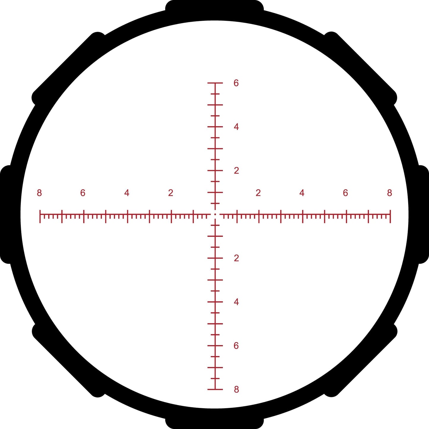 CT Hardline Pro Scope 6-24x50 MR1-MIL Illuminated 30mm Tube