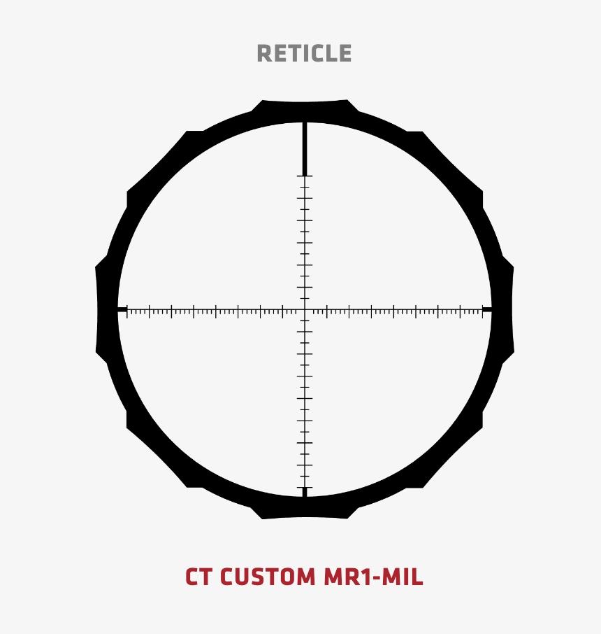 CT Hardline Scope 3-12x42 MR1-MIL 30mm Tube