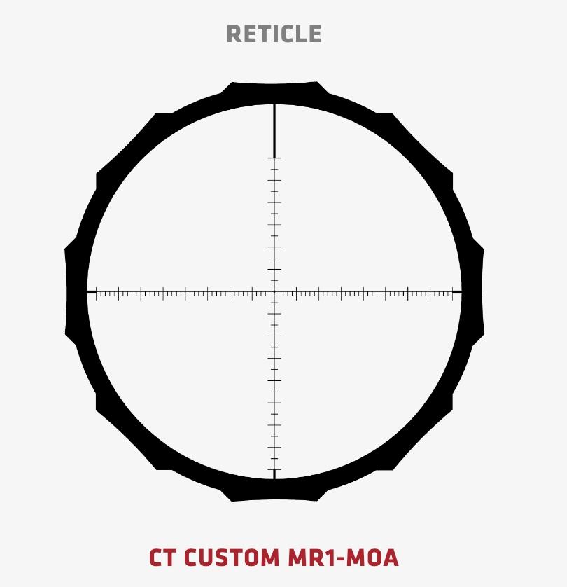 CT Hardline Pro Scope 5-20x50 MR1-MOA 30mm Tube