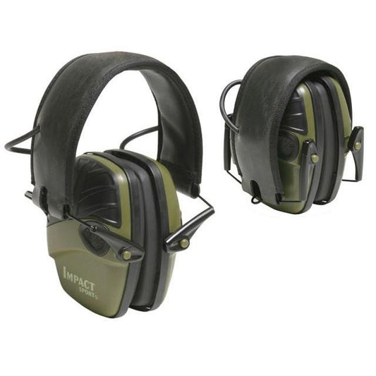 IMPACT SPORT ELECTRONIC EARMUFF OD GREEN