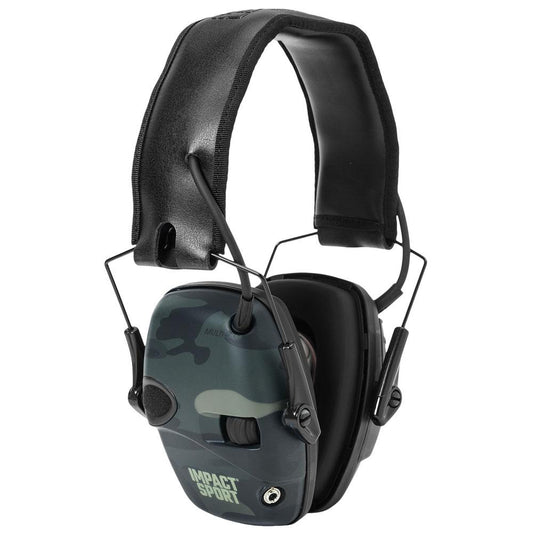 IMPACT SPORT MULTI-CAM BLACK ELECTRONIC EARMUFF