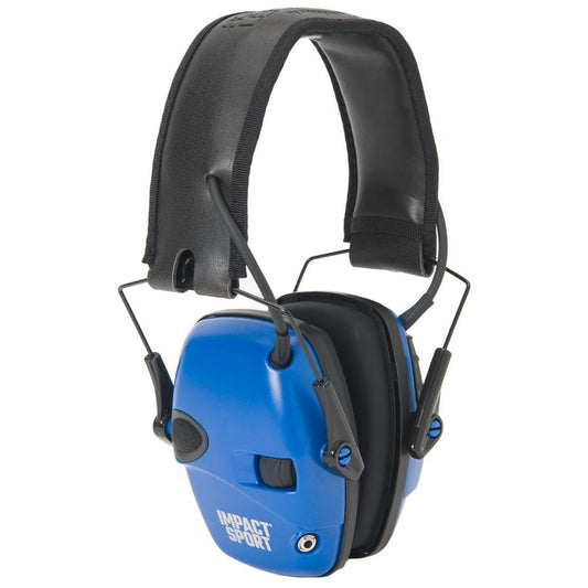 IMPACT SPORT ELECTRONIC EARMUFF TRU BLUE