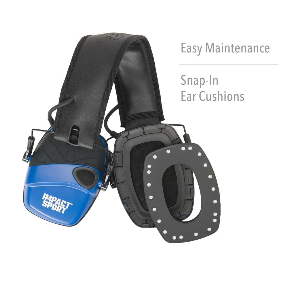 IMPACT SPORT ELECTRONIC EARMUFF TRU BLUE