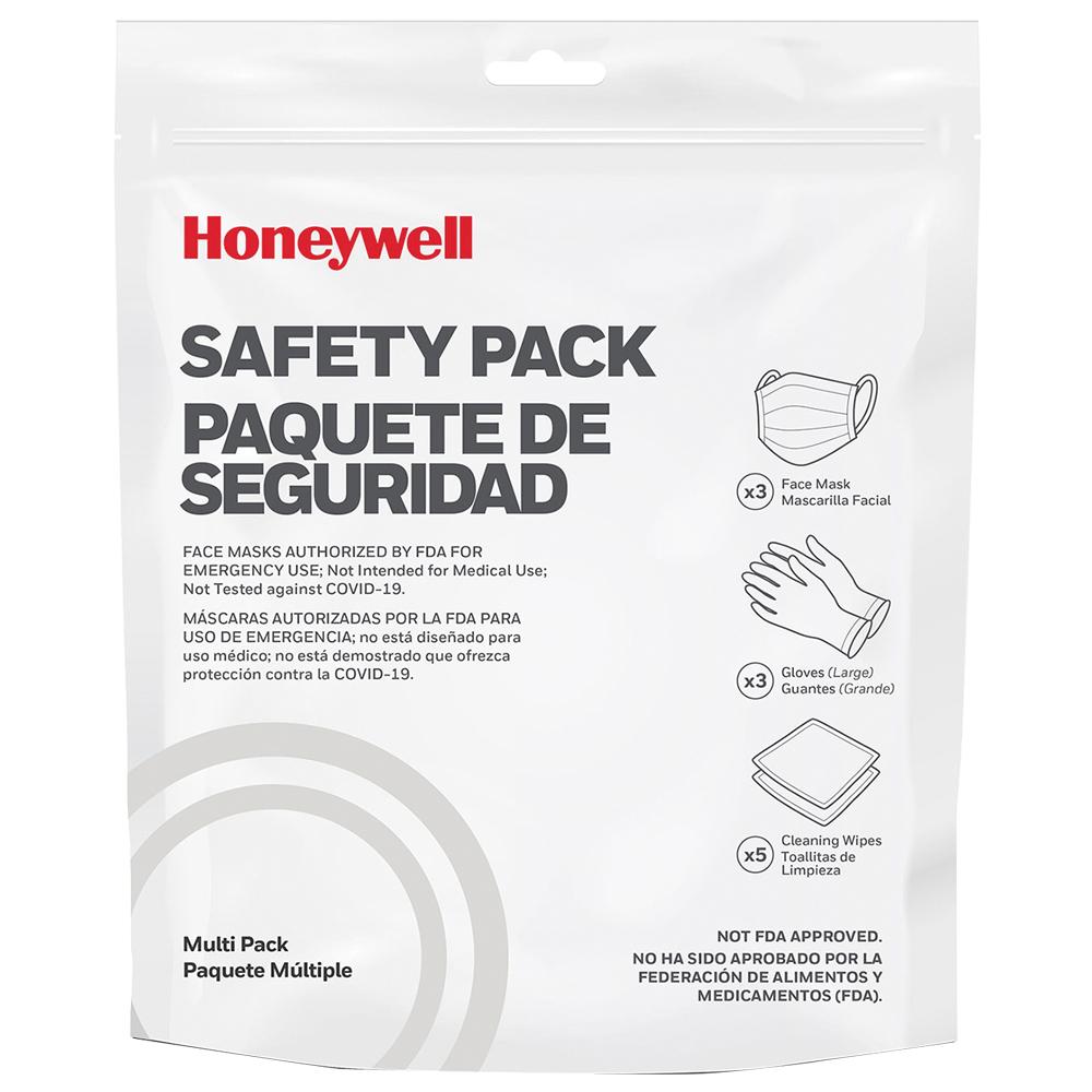 Honeywell Safety Multi Pack - 3 Face Masks 3 Gloves & 5 Cleaning Wipes