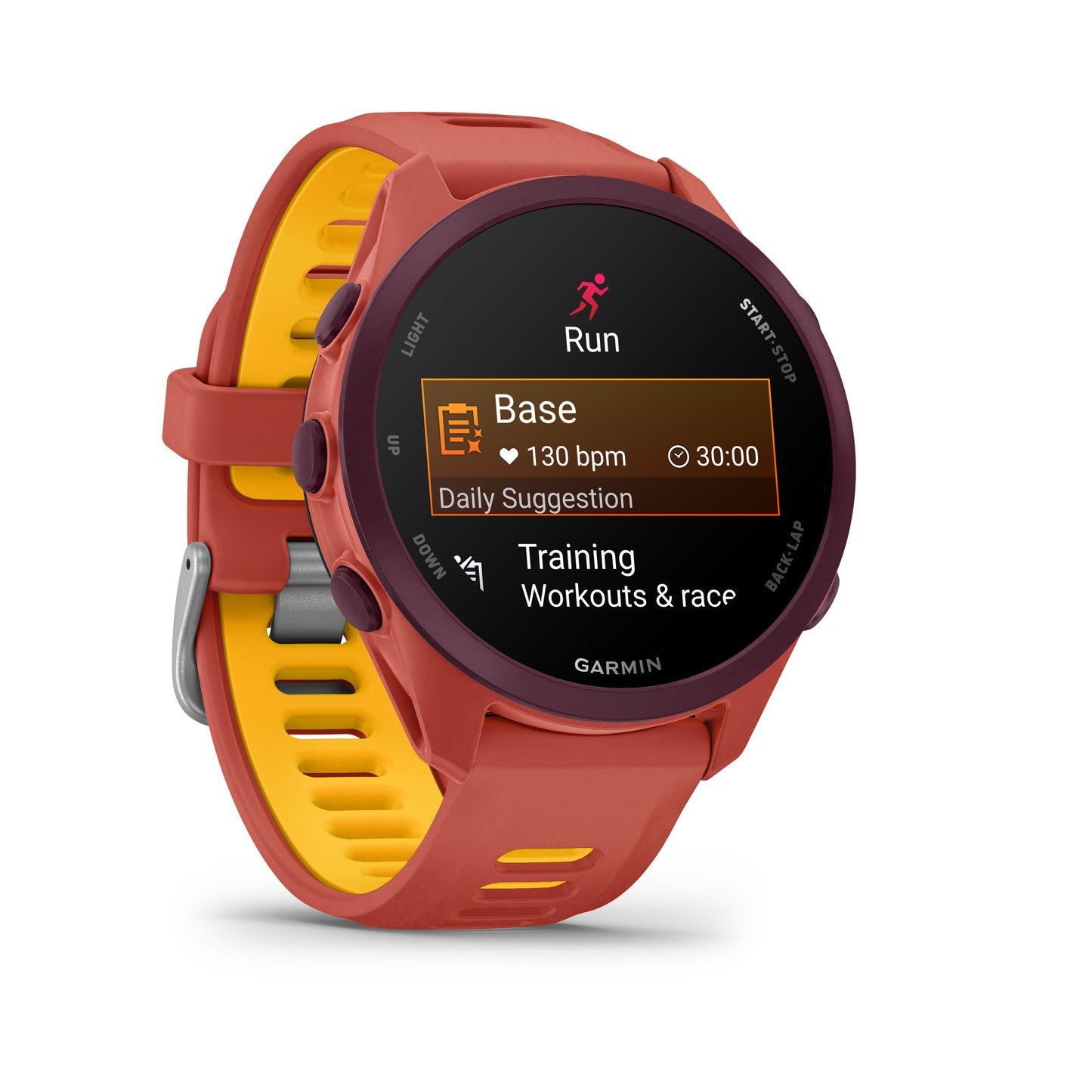 Forerunner® 170 Music, Red Pink/Mango image 2