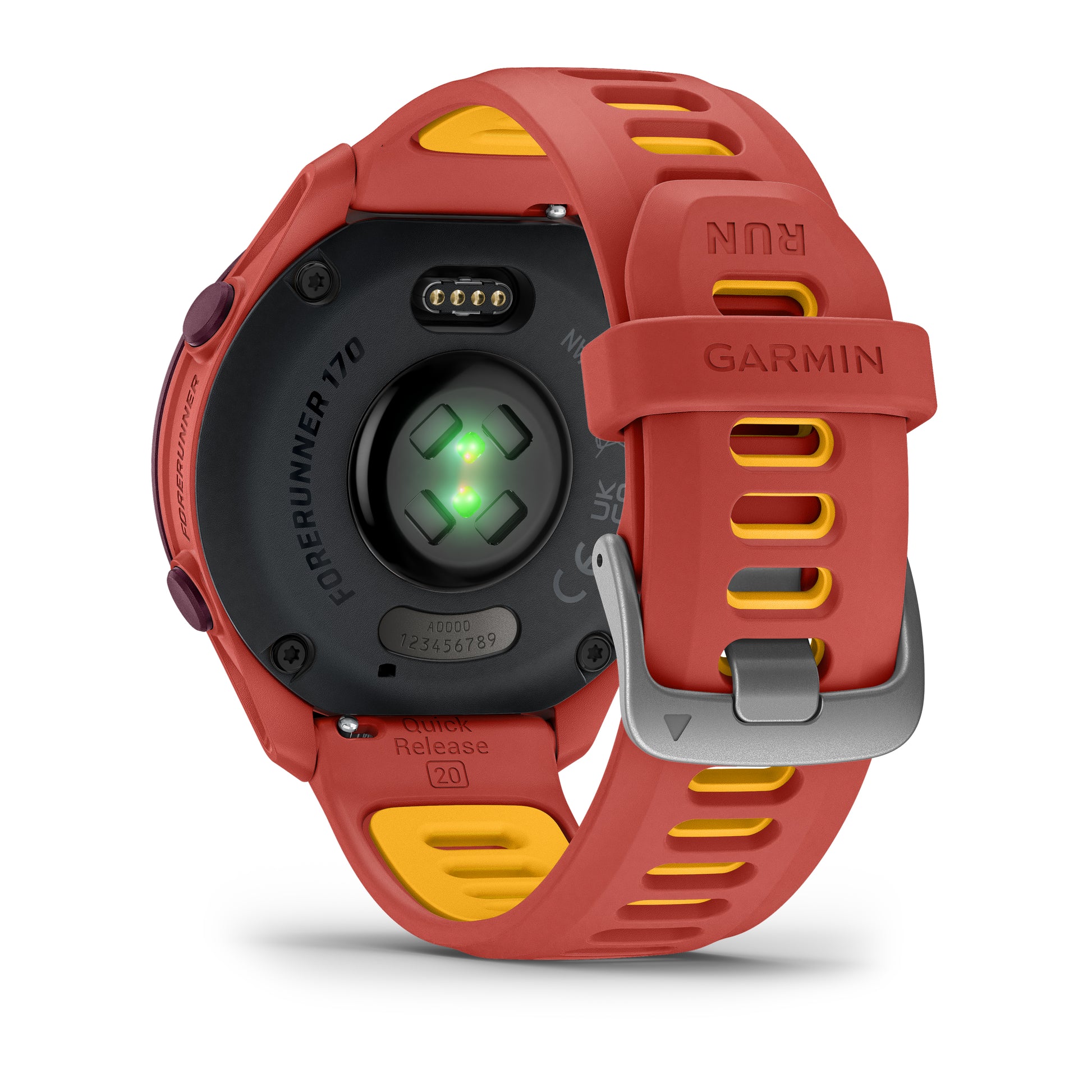 Forerunner® 170 Music, Red Pink/Mango image 3