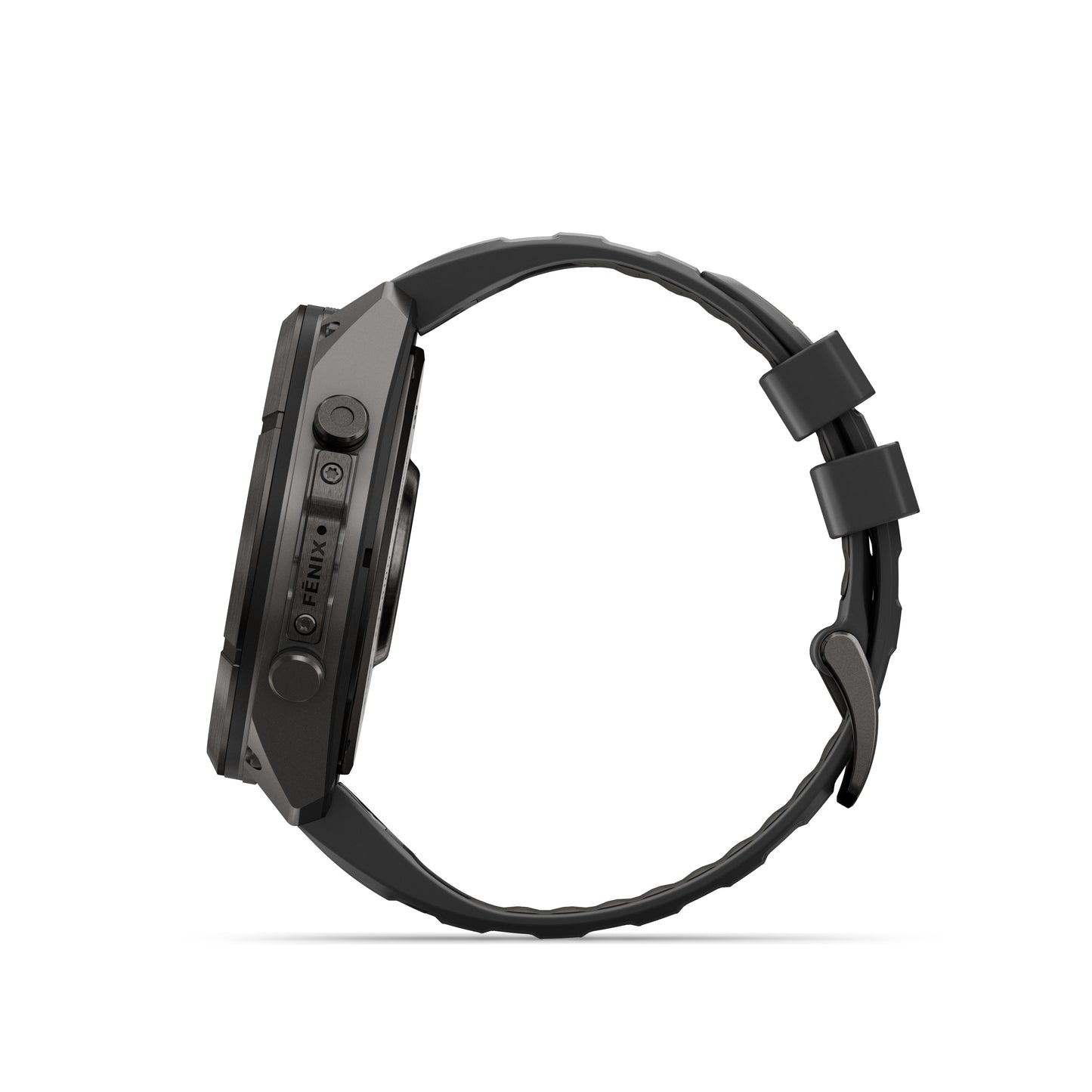 fēnix® 9 Pro – 51 mm
Carbon Gray DLC Titanium with Black/Pebble Gray Silicone Band image 4