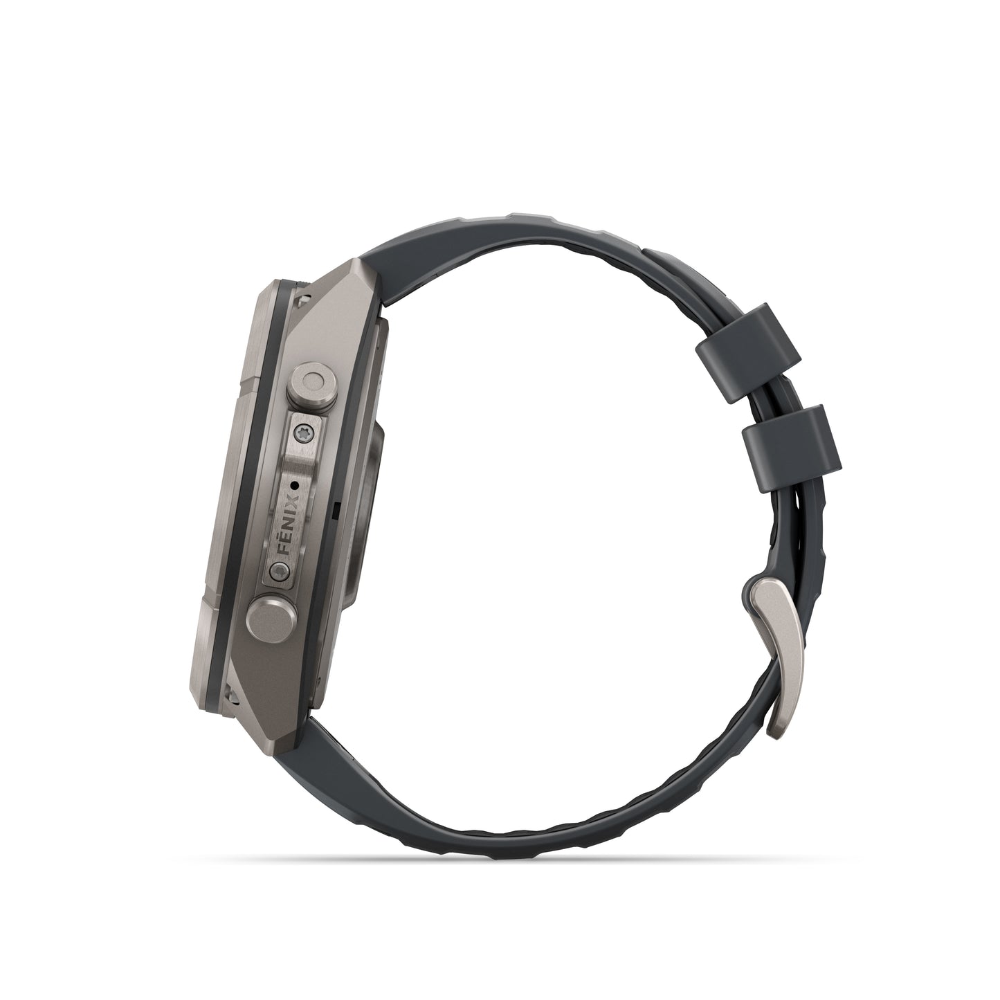 fēnix® 9 Pro – 51 mm
Titanium with Graphite/Black Silicone Band image 4