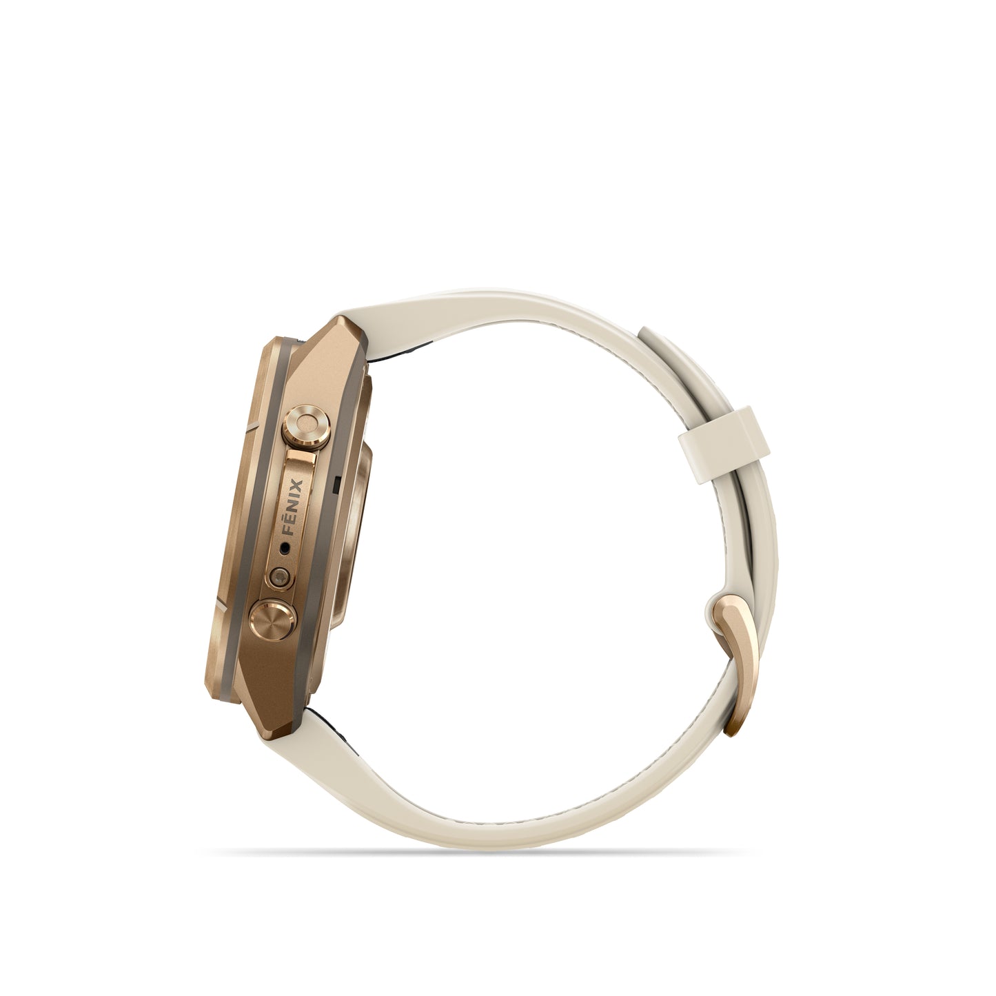 fēnix® 9 Pro – 43 mm
Autumn Gold Titanium with Cream/French Gray Silicone Band image 4