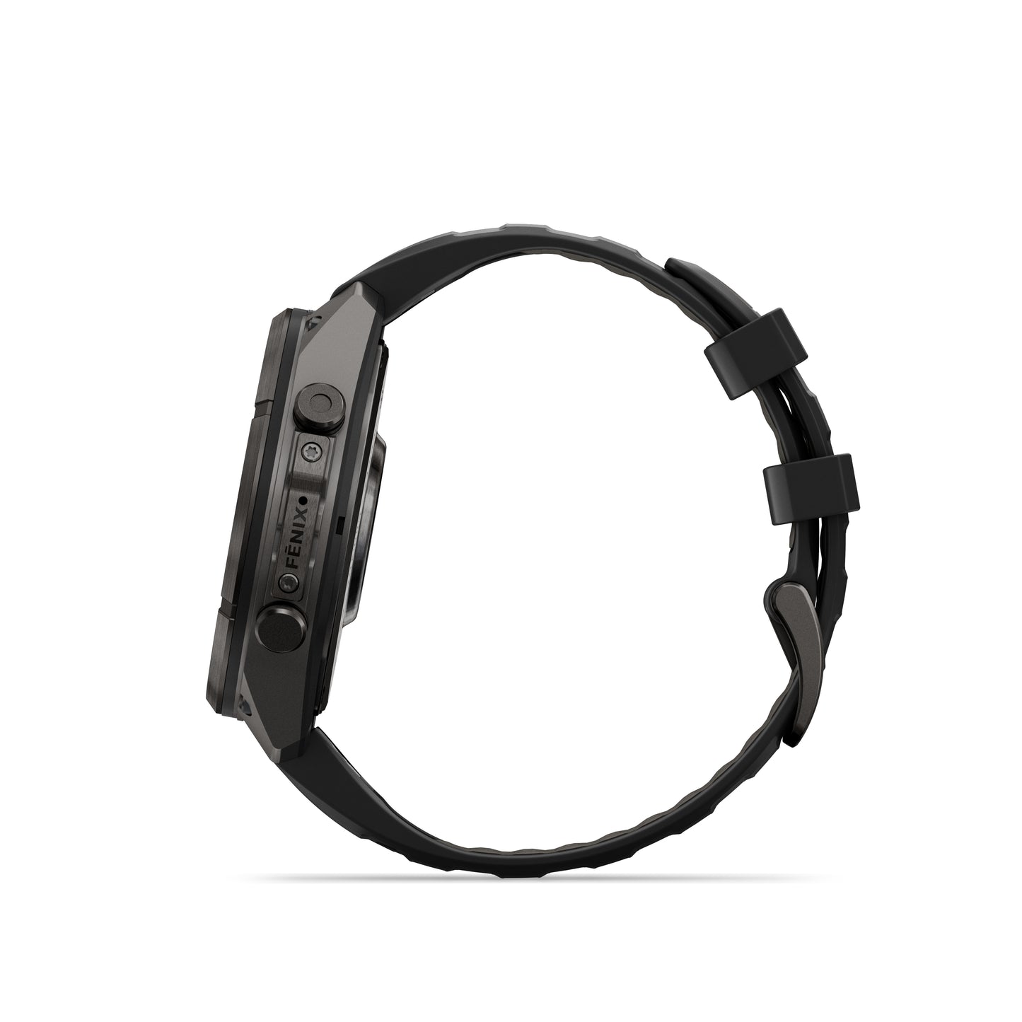 fēnix® 9 Pro – 47 mm
Carbon Gray DLC Titanium with Black/Pebble Gray Silicone Band image 4