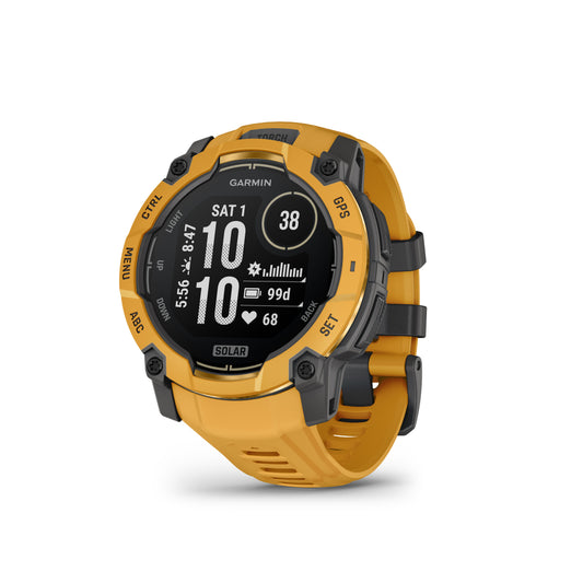 Instinct® 3 –  50 mm, Solar
Sunburst with Sunburst/Gray Band image 1