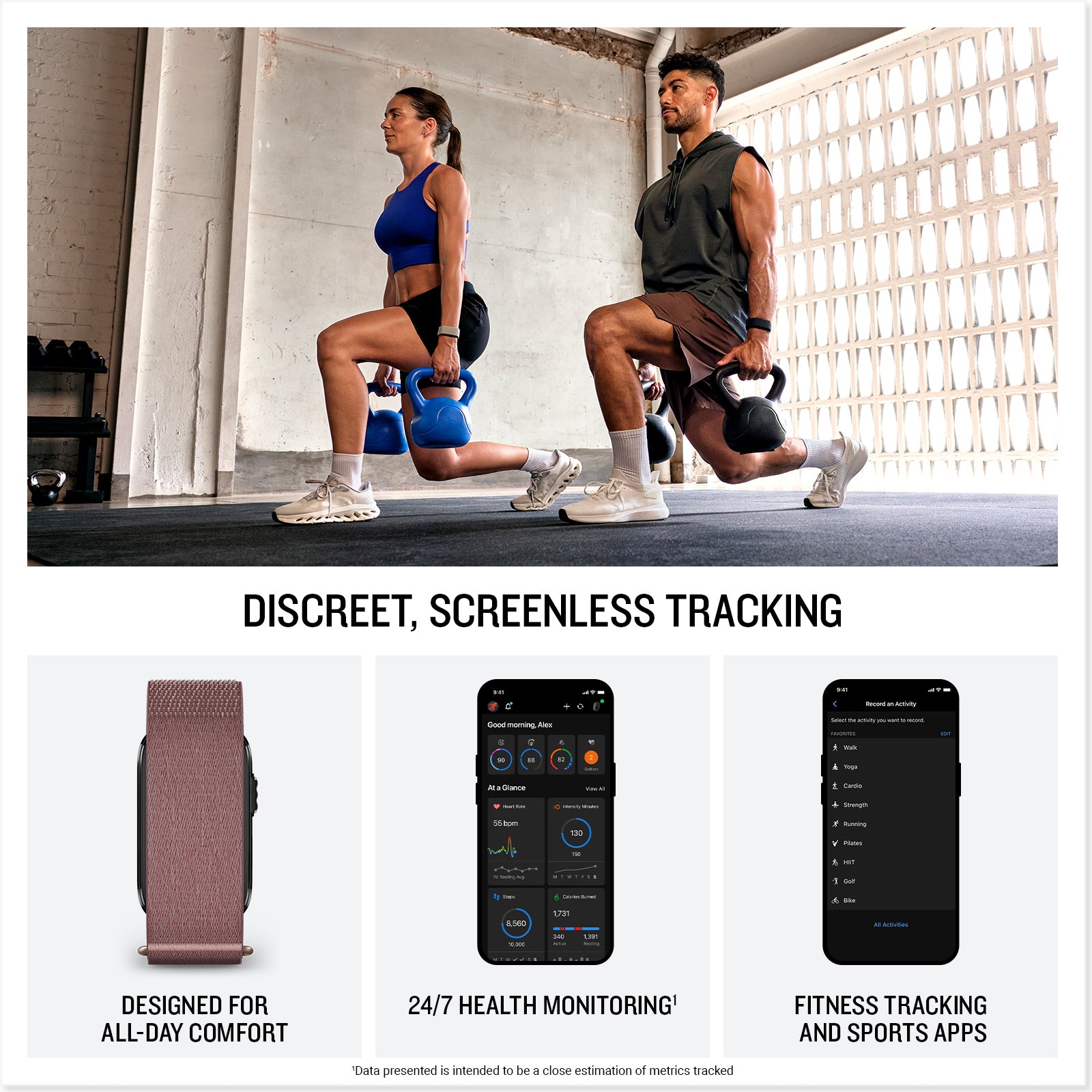 CIRQA™ Smart Band, Mauve, S-M image 5