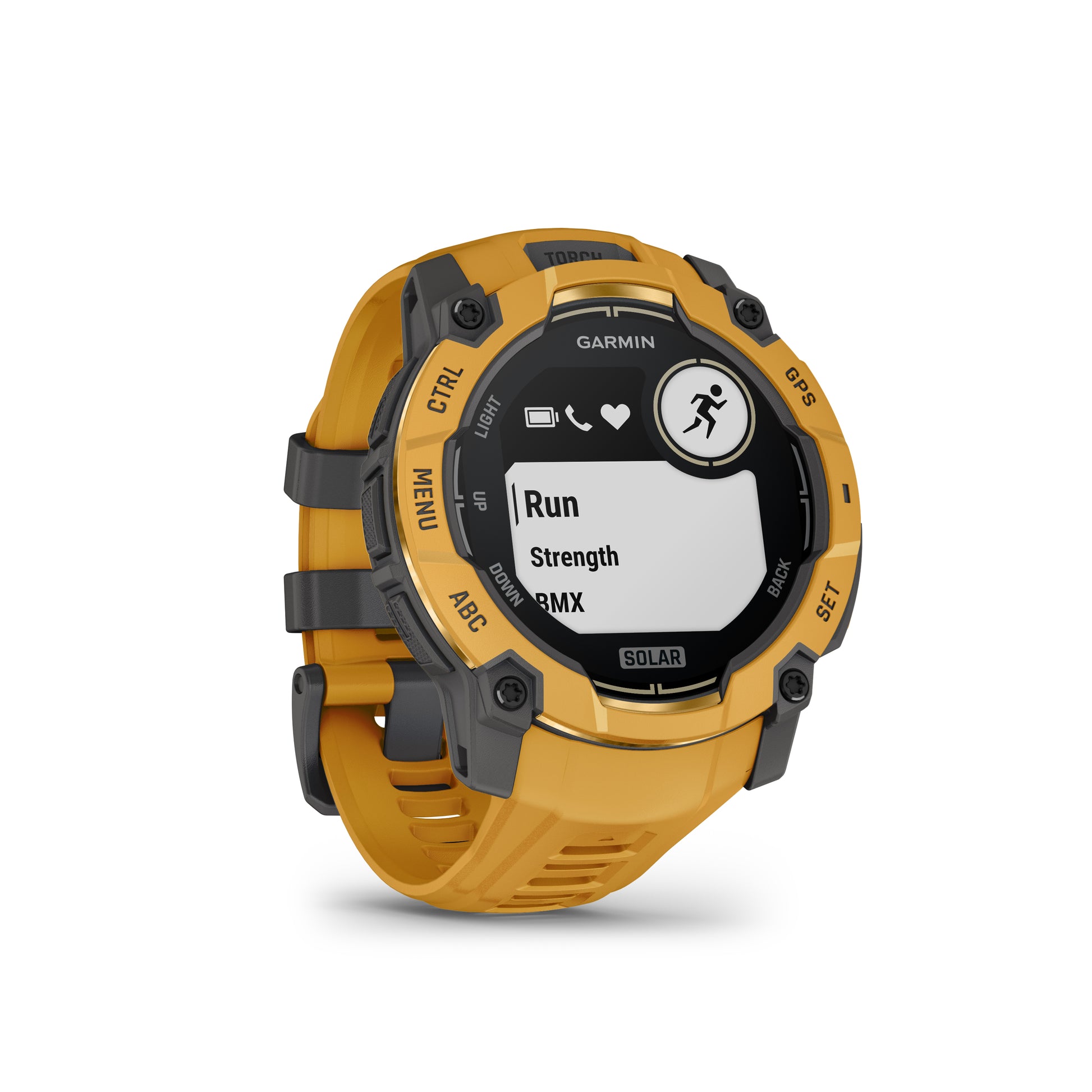 Instinct® 3 –  50 mm, Solar
Sunburst with Sunburst/Gray Band image 3