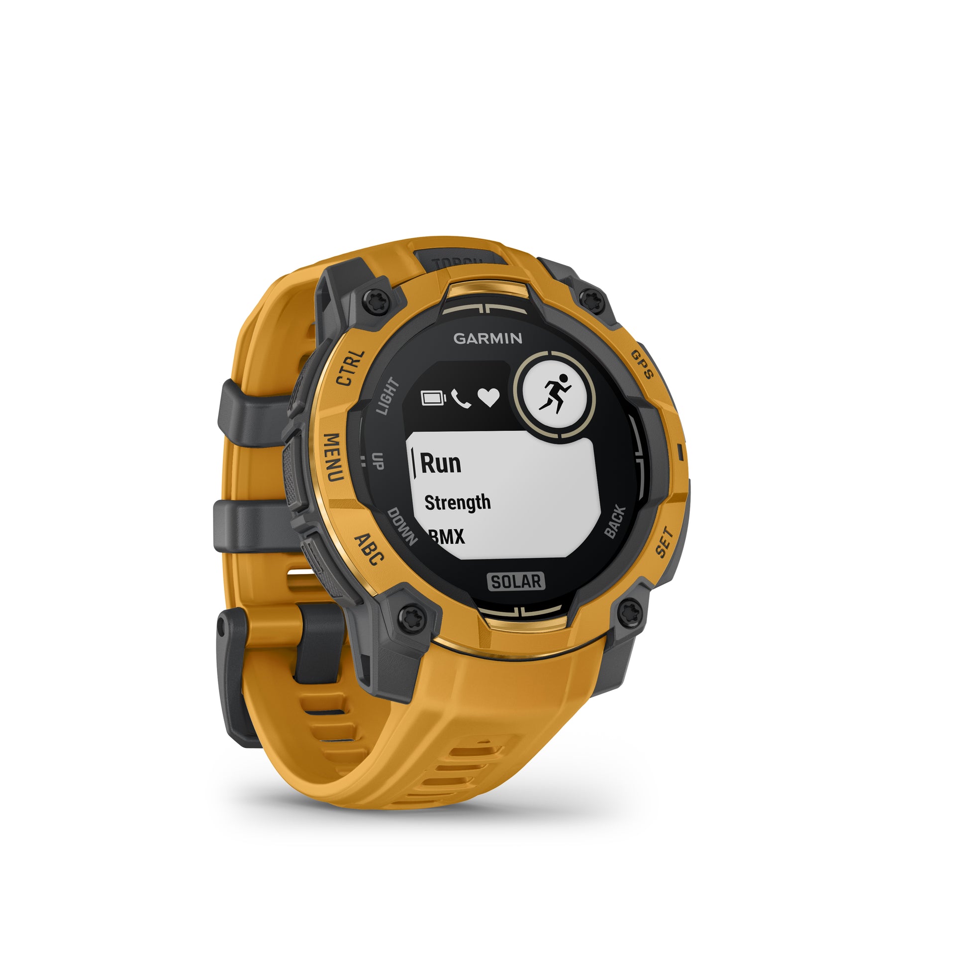 Instinct® 3 –  45 mm, Solar
Sunburst with Sunburst/Gray Band image 3