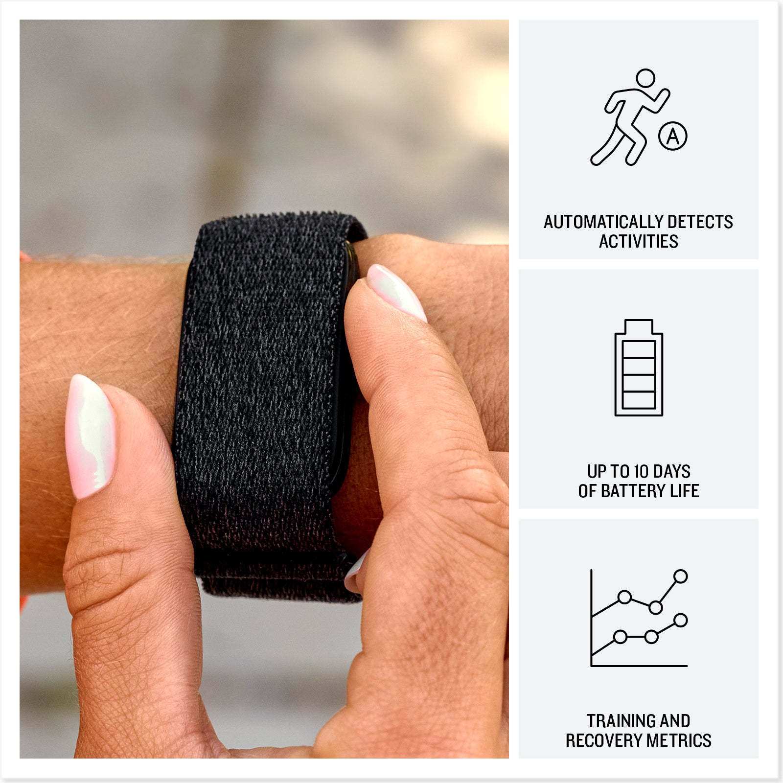 CIRQA™ Smart Band, French Gray, S-M image 6