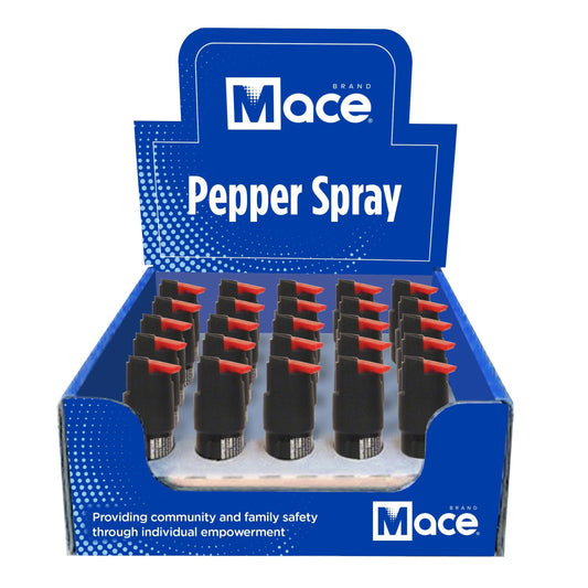 Mace Twist Lock Pepper Spray Display (25) units