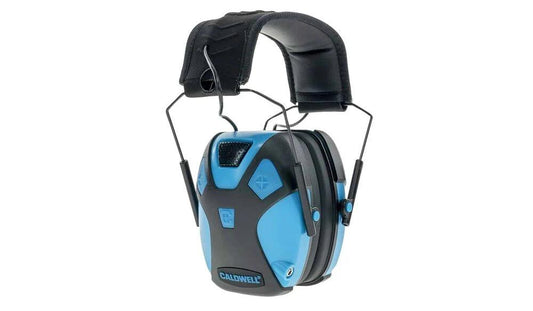 Small Electronic Earmuff Neon Blue