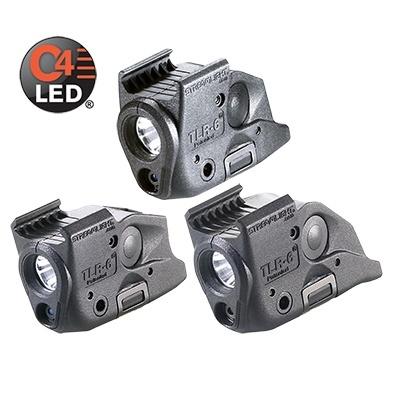 TLR6 Rail w/ white LED & red laser Includes 2 CR 1/3N lithium batteries
