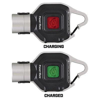 Streamlight Key Chain Light Pocket Mate with USB Cord - Box - Red