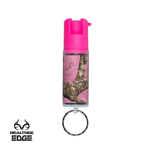 Sabre Pepper Spray Pink Camo Key Ring