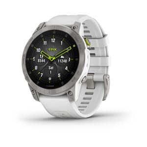 epix™ (Gen 2) – Sapphire Edition | 47 mm, White Titanium with Carrera White Band