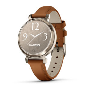 Lily® 2 Classic, Cream Gold with Tan Leather Band