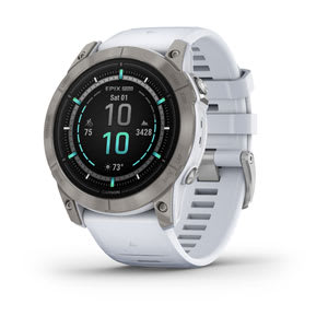 epix™ Pro (Gen 2) – Sapphire Edition | 51 mm, Titanium with Whitestone Band