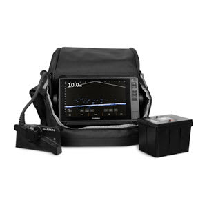 LiveScope™ Plus Lithium-ion Ice Fishing Bundle, Includes ECHOMAP™ UHD2 93sv, LiveScope Plus System & Lithium-ion Battery