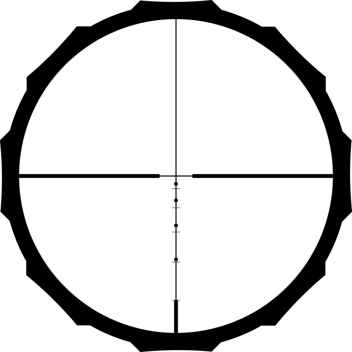 CT Hardline Scope 2-7x32 BDC Blackout